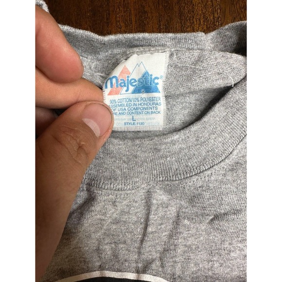 Vintage 00s Y2K Barry Bonds T Shirt 700 Home Runs Giants MLB Baseball Tee Large - Picture 5 of 7